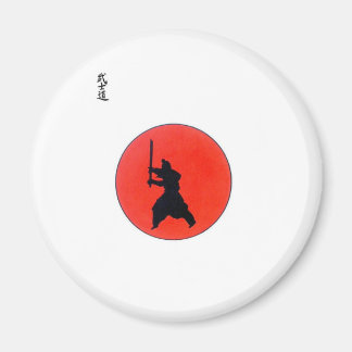 Japanse bushido-weg van de aanvoerder magneet