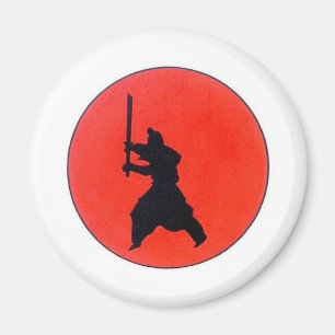 Japanse Bushido-weg van de Warrior Ninja Magnet Magneet