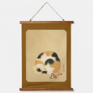 Japanse Calico-kat, Hanabusa Itchō Hangend Wandkleed