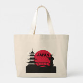Japanse Canvas tas (Achterkant)
