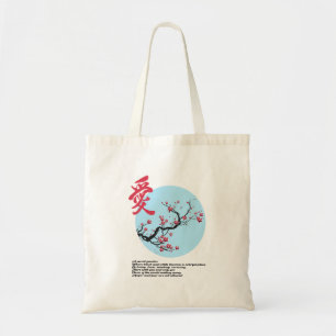 Japanse Canvas tas Blossom Sakura
