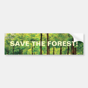 Japanse cedar-bossen bumpersticker