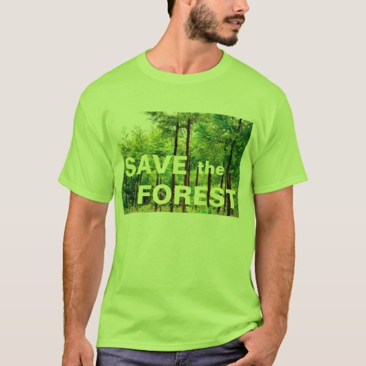 Japanse cedar-bossen t-shirt (Voorkant)