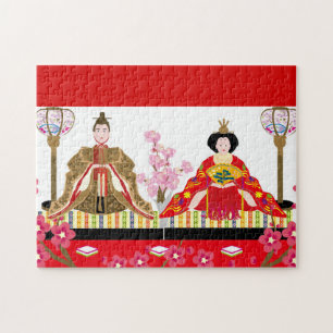 Japanse charme∣hina poppen – viering van meisjes  legpuzzel
