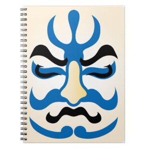 Japanse charme∣Traditionele Kabuki Theater Make-up Notitieboek