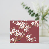 Japanse Cherry Blossom Briefkaart (Staand voorkant)
