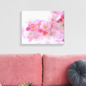 Japanse Cherry Blossom Canvas Afdruk (Insitu (Woonkamer))
