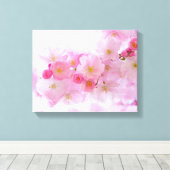 Japanse Cherry Blossom Canvas Afdruk (Insitu (Houten vloer))