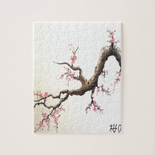Japanse Cherry Blossom Legpuzzel