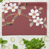 Japanse Cherry Blossom Theedoek (Gevouwen)