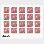 Japanse Cherry Blossom Vierkante Sticker (Vel)