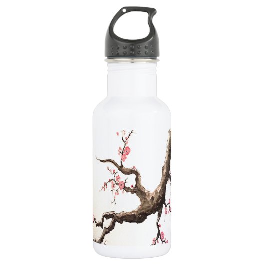 Japanse Cherry Blossom Waterfles (Voorkant)