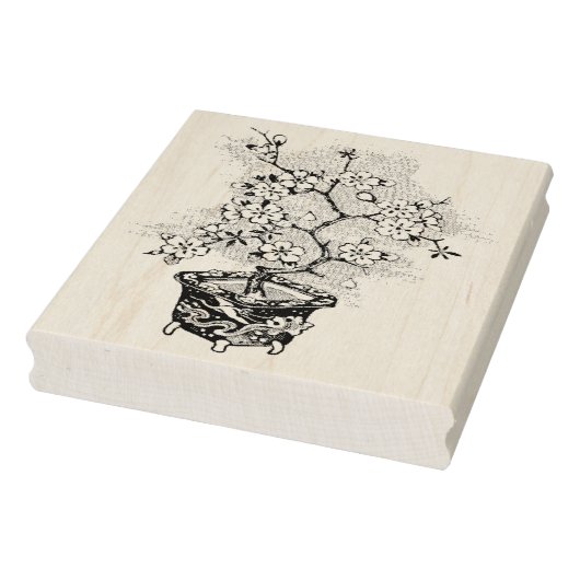 Japanse Cherry Bonsai Boom kunststempel Rubberstempel (Stempel)