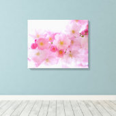 Japanse Cherry Tree Blossom Canvas Afdruk (Insitu (Houten vloer))