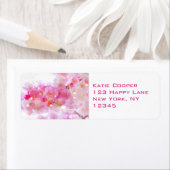 Japanse Cherry Tree met Pastel Pink Blossom Etiket (Insitu)