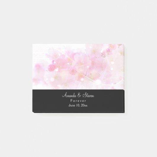 Japanse Cherry Tree met Pastel Pink Blossom Post-it® Notes (Voorkant)
