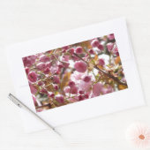 Japanse Cherry Trees Rechthoekige Sticker (Envelop)