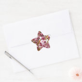 Japanse Cherry Trees Ster Sticker (Envelop)