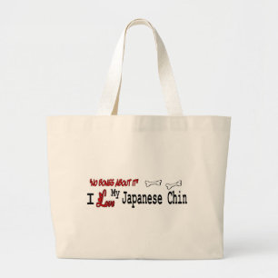 Japanse Chin Gifts Grote Tote Bag