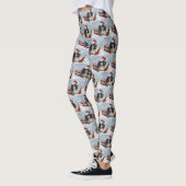 Japanse Chin Hond Kerstmis Feest Leggings (Links)