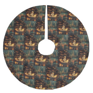 Japanse Chin Kerst Feestelijke Reis Kerstboom Rok