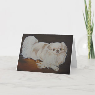 Japanse Chin Notecard Kaart