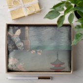 Japanse dame bij Lake Tissuepapier (Geschenk)