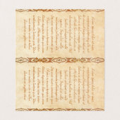  japanse dames met paraplu visitekaartjes (Binnenkant ongevouwen)