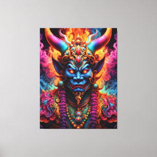 Japanse Demon Canvas Print