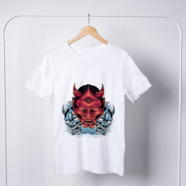 Japanse Demon Hannya Masks T-shirt