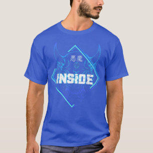 Japanse demon in esthetische Samurai Oni Warrio T-shirt