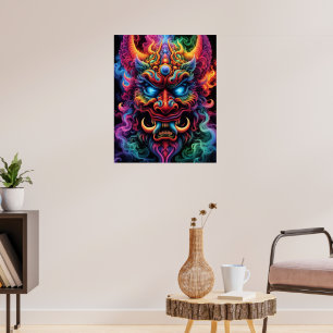 Japanse demon poster