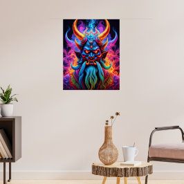 Japanse demon poster