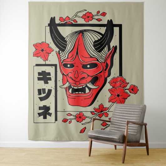 Japanse demon wandkleed (In situ)