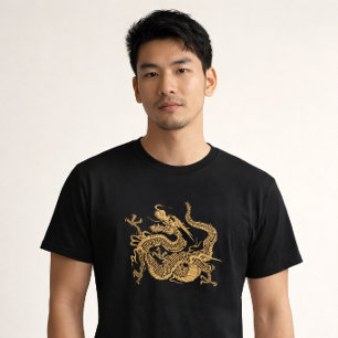 Japanse Draak Aanpasbare Kleuren T-shirt
