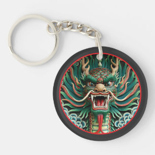 Japanse Draak en Shinto-boeddhistische tradities Sleutelhanger