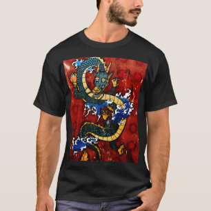 Japanse draak - geluk t-shirt