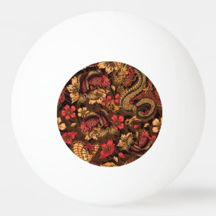 Japanse draak koi patroon. pingpongballen