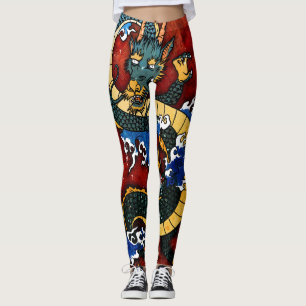 Japanse draak leggings