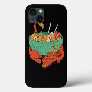 Japanse draak met ramen Bowl ramen noo iPhone 13 Hoesje