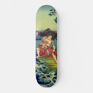 Japanse Draak Tattoo Samoerai Krijger Skateboard