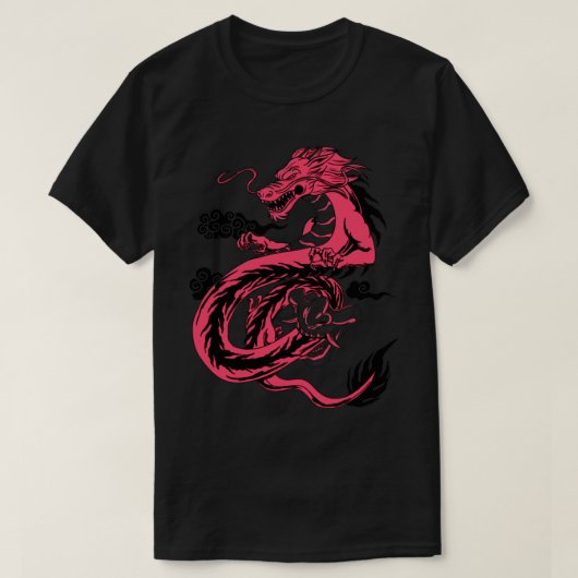 Japanse Dragon11 T-shirt (Design voorkant)