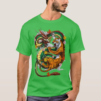 Japanse Dragon Tiger T-shirt