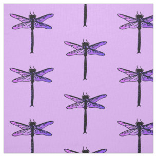  Japanse dragonfly, amethyst paars Stof