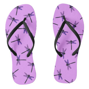  Japanse dragonfly, amethyst paars Teenslippers