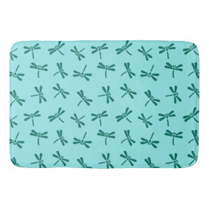 Japanse Dragonfly Pattern, Turquoise en AquaPH i Badmat