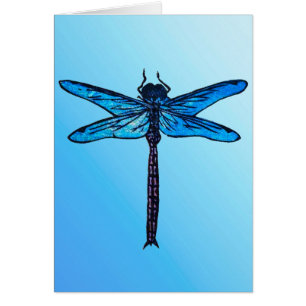 Japanse dragonfly, saffierblauw