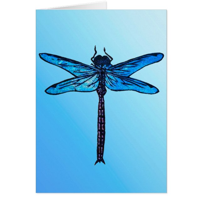  Japanse dragonfly, saffierblauw (Voorkant)