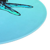  Japanse dragonfly, turkooisblauw Snijplank (Hoek)