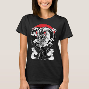 Japanse Drakentraditie Aziatische Tokyo Dragon Kan T-shirt